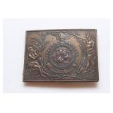 Assorted Collectibles – Belt Buckle, Wooden Toy Gun, Mini Engine