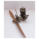 Assorted Collectibles – Belt Buckle, Wooden Toy Gun, Mini Engine