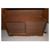 Wooden Bookshelf with Sliding Doors #2 – 35"W x 62"T x 12"D