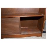 Wooden Bookshelf with Sliding Doors #2 – 35"W x 62"T x 12"D