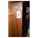 Wooden Bookshelf with Sliding Doors #2 – 35"W x 62"T x 12"D