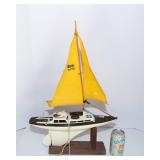 Eldon Racing Sailboat – 1964, Original Display Stand