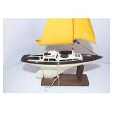 Eldon Racing Sailboat – 1964, Original Display Stand