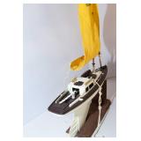 Eldon Racing Sailboat – 1964, Original Display Stand
