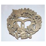 Brass Items & Small Metal Windmill – Assorted Lot