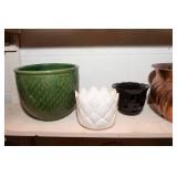 Collection of Larger Ceramic Flower Pots