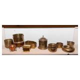 Large Collection of Brass Functional Décor Items