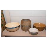 Stoneware Bowls and Planters – Vintage Lot