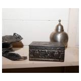 Assorted Silver-Tone Decor Items