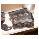 Assorted Silver-Tone Decor Items