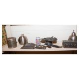 Assorted Silver-Tone Decor Items