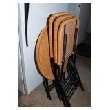 Wicker & Metal Folding Table and Chairs