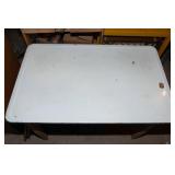 Vintage Enamelware Work Table – 40.5" x 25" x 30"T