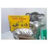 Vintage Metal Baking Lot – Cookie Cutters, Lamb Cake Mold & Cookie Press