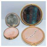 Vintage/Antique Makeup Compacts – Set of Four