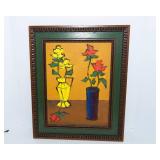 Handpainted Artwork – Flowers in Two Vases