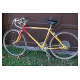 Vintage Yellow Lightweight "500" Bicycle