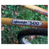 Vintage Yellow Lightweight "500" Bicycle