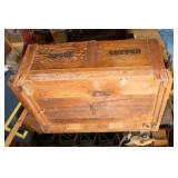 Antique Victorian Oak Six-Drawer Merrick’s Spool Cabinet – Original Eagle Decals