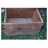 Two Vintage Wooden Crates – Including Barq’s Root Beer