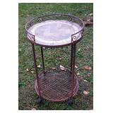 Rolling Plant Stand – 30" Tall x 18" Diameter