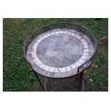 Rolling Plant Stand – 30" Tall x 18" Diameter