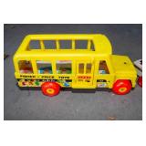 Vintage Fisher-Price Toys – School Bus (1965) & Pull-a-Tune (1964)