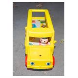 Vintage Fisher-Price Toys – School Bus (1965) & Pull-a-Tune (1964)