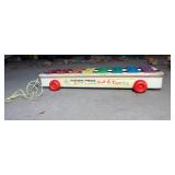 Vintage Fisher-Price Toys – School Bus (1965) & Pull-a-Tune (1964)
