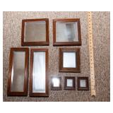 Variety of Small Vintage Wall Mirrors