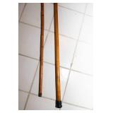 Set of Two Canes – Smooth & Bamboo-Style
