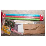 Vintage Christmas Wrapping Paper & Holiday Accessories