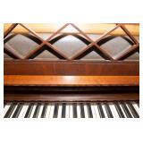 Vintage Wurlitzer Roll-Top Piano with Bench – 57"W x 24"D x 36"T