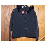 Esprit Jacket – Size Large, Black with Removable Hood