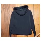 Esprit Jacket – Size Large, Black with Removable Hood