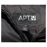 APT. 9 Black Coat – Size Medium with Removable Hood