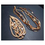 Lot of Four Chunky Beaded Necklaces