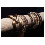 Set of 9 Metal Bangles
