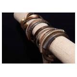 Set of 9 Metal Bangles