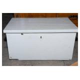White Painted Vintage Wooden Crate
