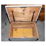 White Painted Vintage Wooden Crate