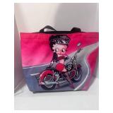 Betty Boop Motorcycle Biker Tote Bag