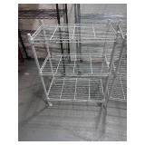 Two 4ft  tall Wire Racks