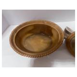 Vintage Westmoreland 8" Butterscotch Slag Hen on Nest