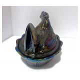 Fenton Carnival 6" Hen on Nest