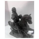 Antique Metal Sculpture of George Washington Heavy Metal