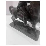 Antique Metal Sculpture of George Washington Heavy Metal