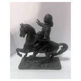 Antique Metal Sculpture of George Washington Heavy Metal