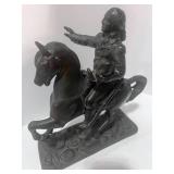 Antique Metal Sculpture of George Washington Heavy Metal