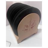 MCM Record Holder for 45s Plastic w/Records